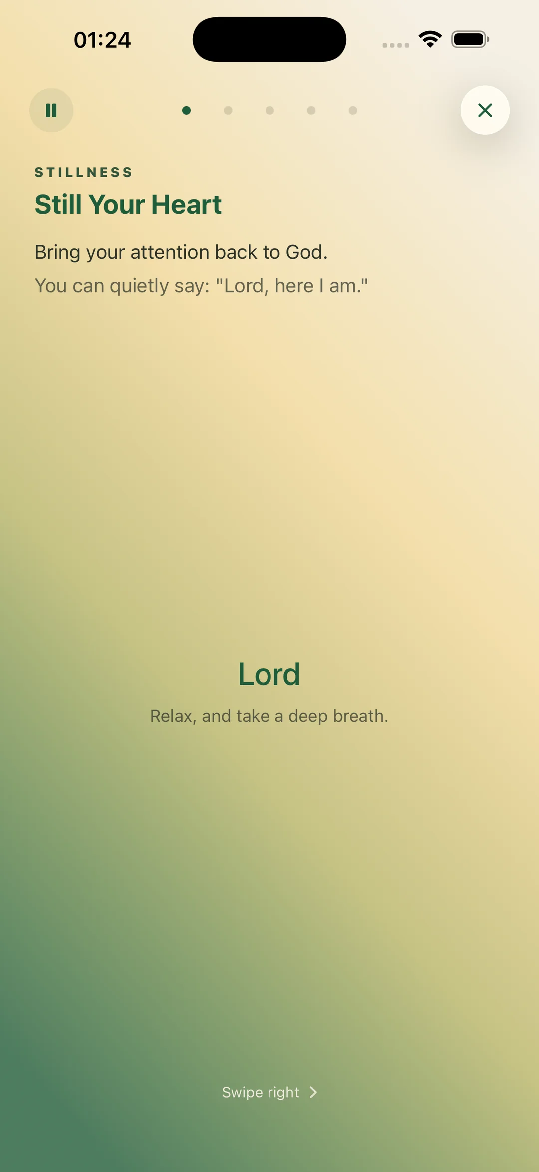 Quiet with God
